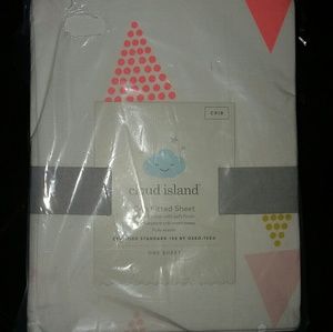 Cloud island crib sheet nwt